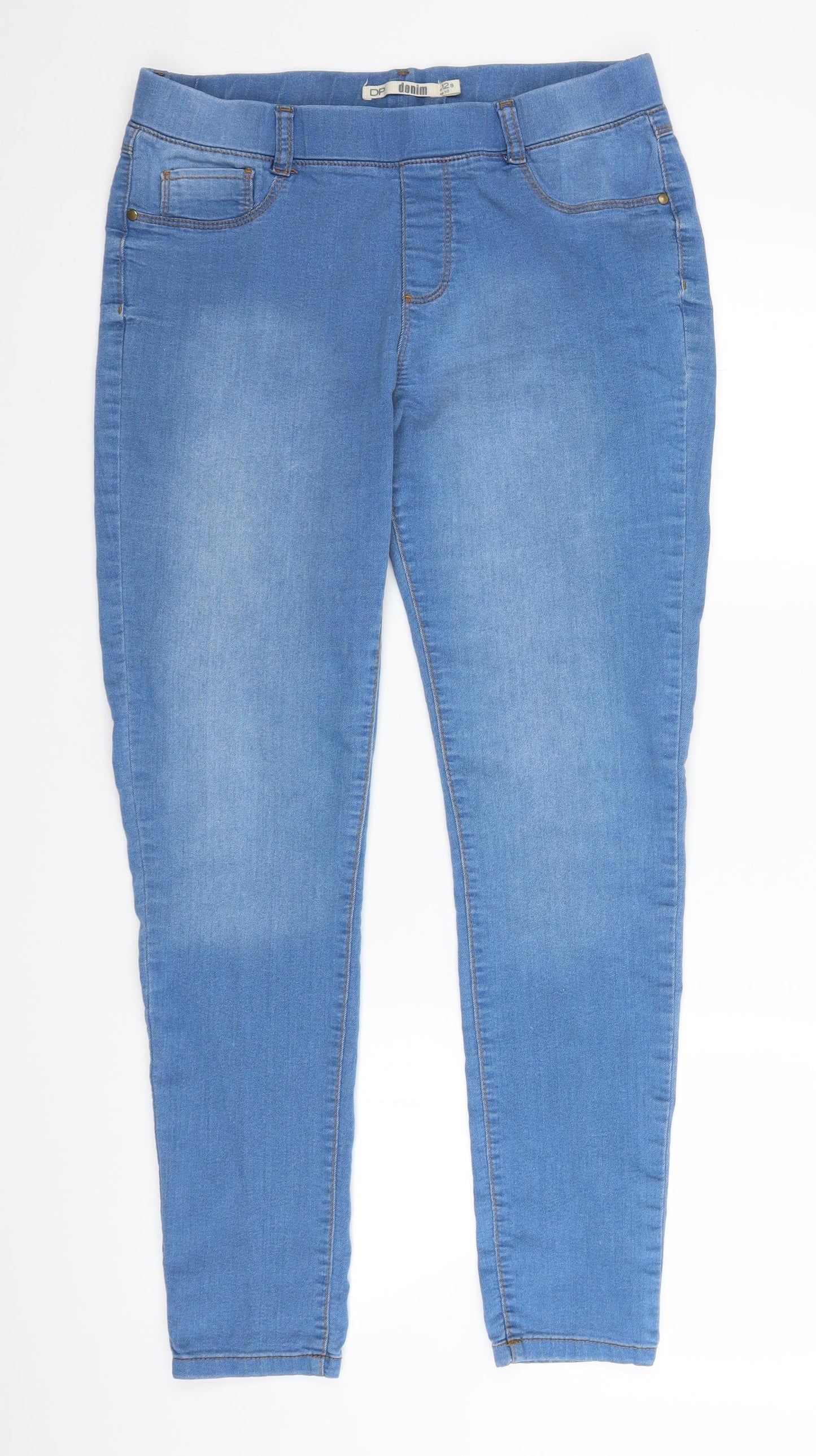 Denim Womens Blue  Denim Jegging Jeans Size 12 L27 in
