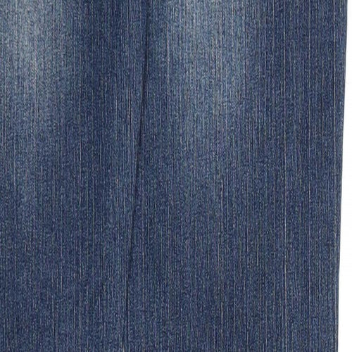 Koe Womens Blue  Denim Straight Jeans Size L L33 in