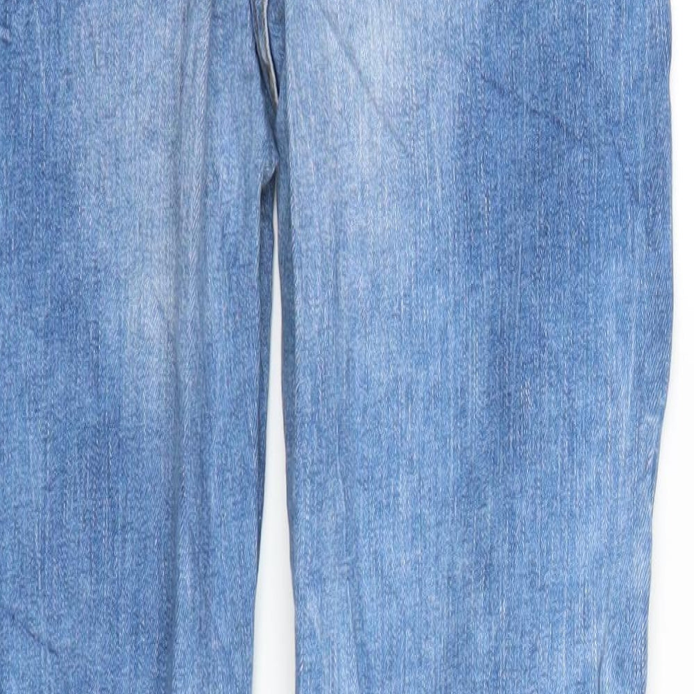 RESERVED Womens Blue  Denim Straight Jeans Size 30 in L26 in