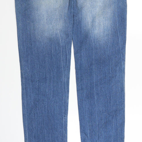 Terranova Womens Blue  Denim Straight Jeans Size L L31 in