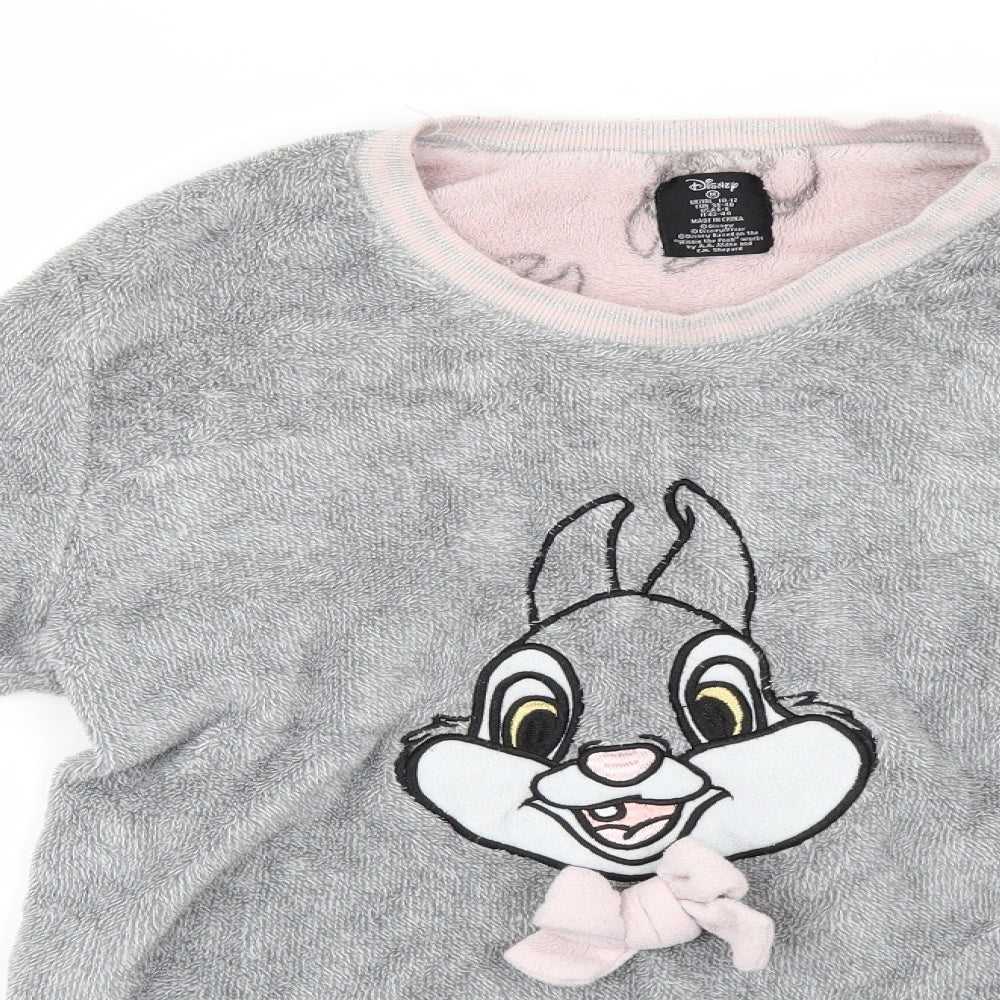 Disney Womens Grey   Pullover Jumper Size 10