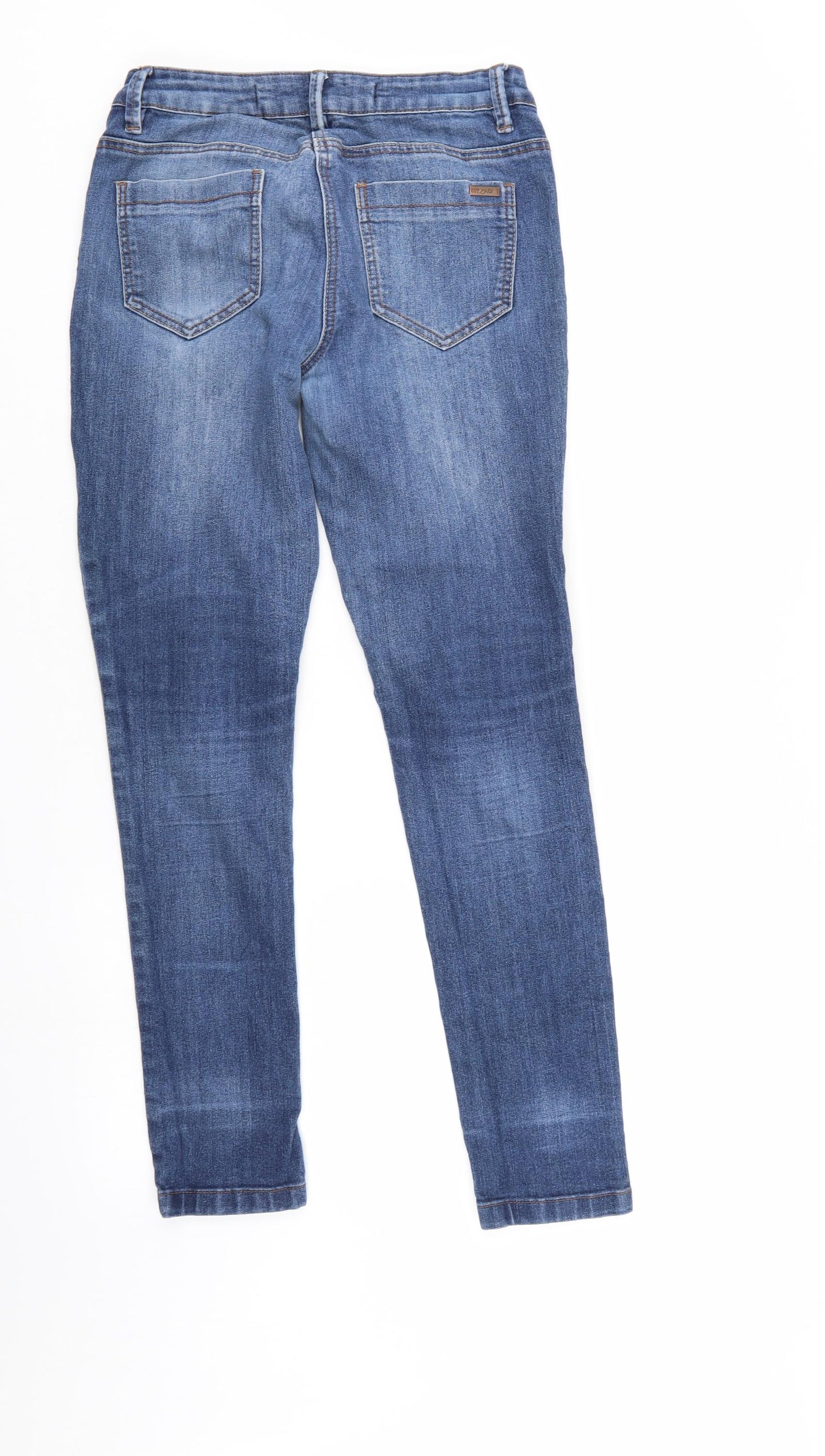 NEXT Womens Blue  Denim Skinny Jeans Size 12 L28 in