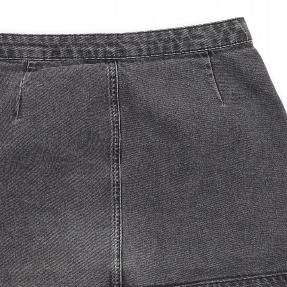 Top Shop Womens Black  Denim Mini Set Size 28 in