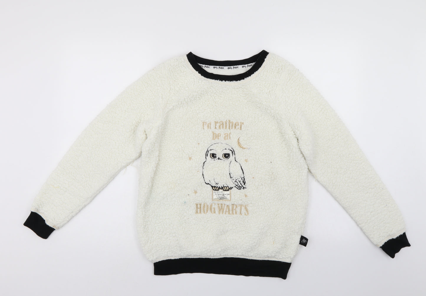 Harry Potter Womens White   Pullover Jumper Size 10  - Harry potter