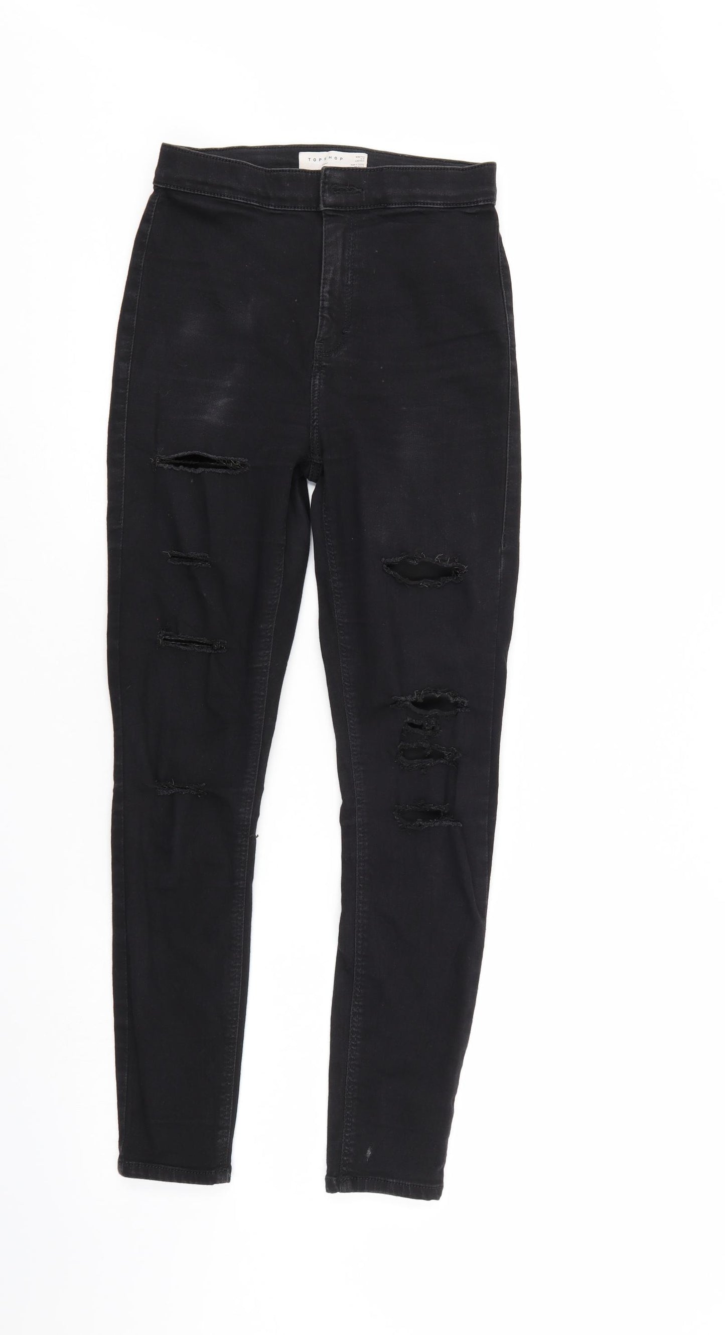 Top Shop Womens Black  Denim Jegging Jeans Size 28 in L30 in