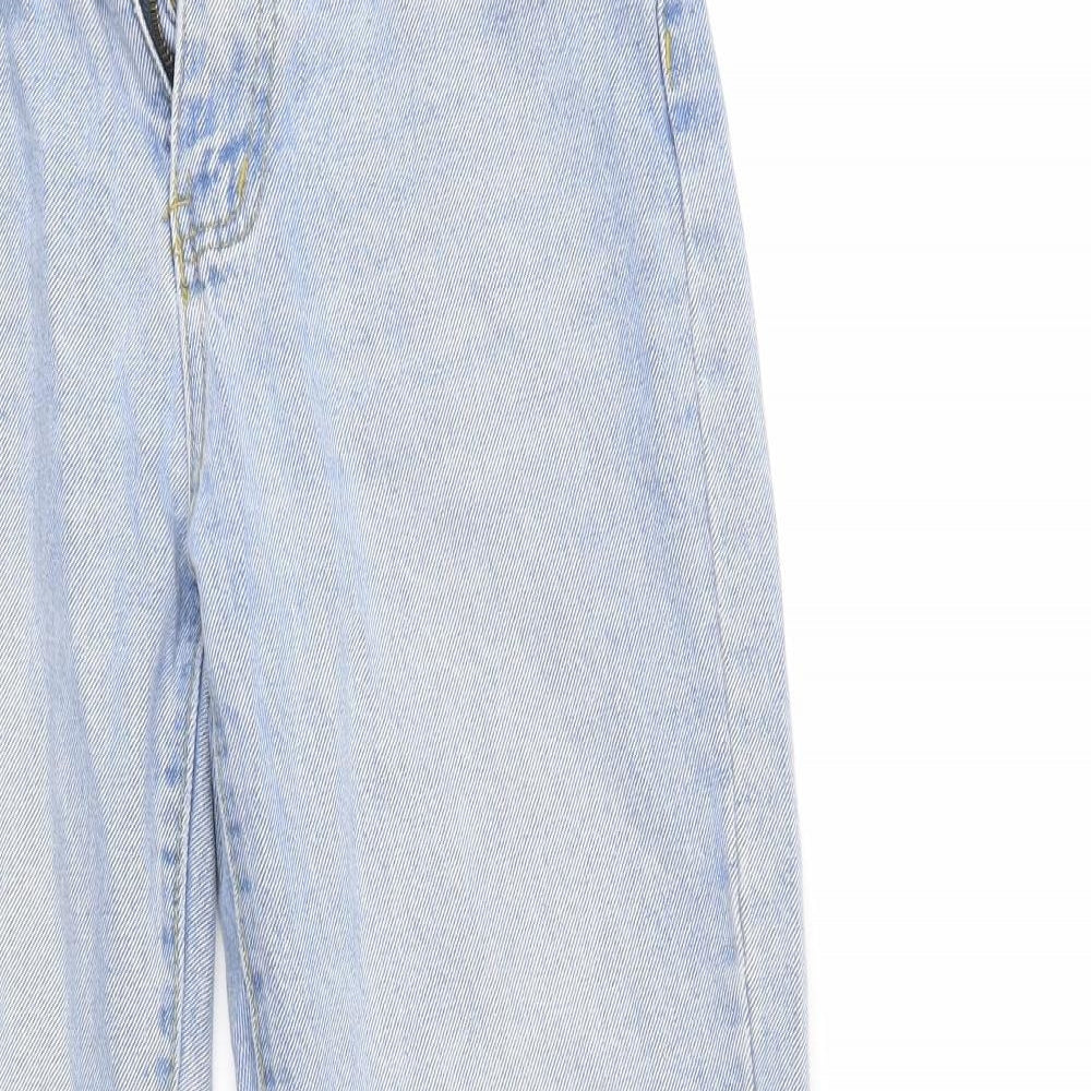 Shien Womens Blue  Denim Cropped Jeans Size XS L24 in