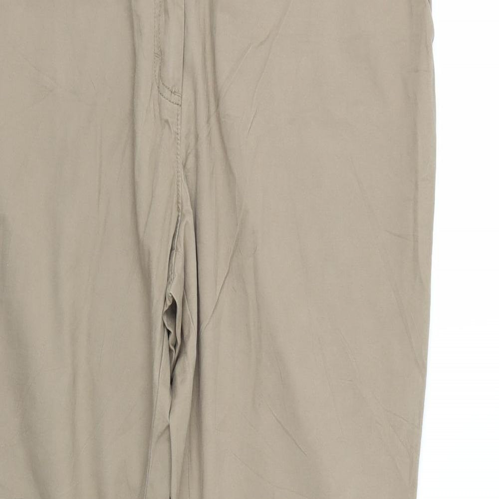 H&M Womens Beige   Trousers  Size 18 L29 in
