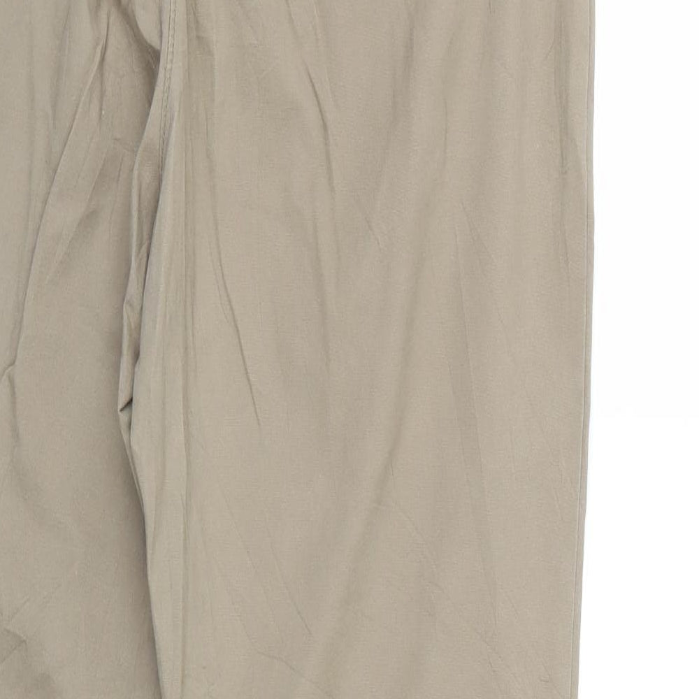 H&M Womens Beige   Trousers  Size 18 L29 in