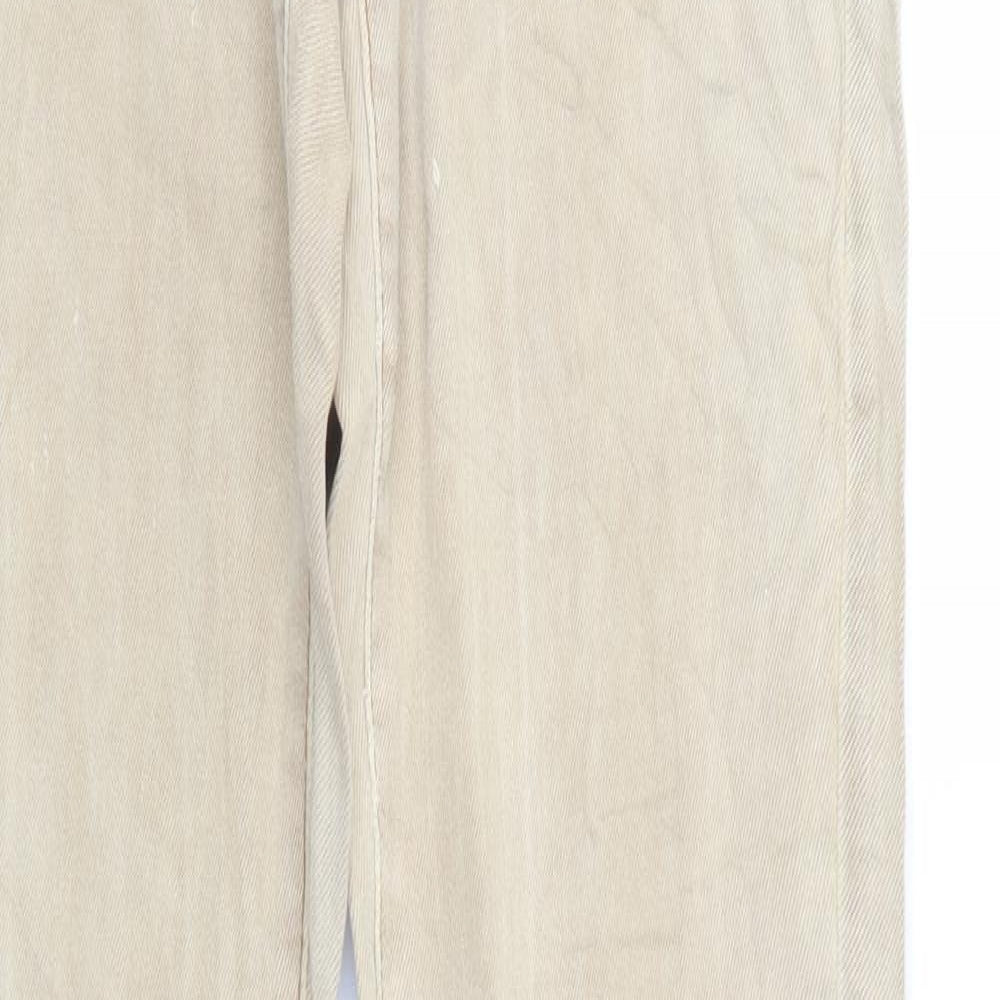 TALLY WEiJL Womens Beige  Denim Straight Jeans Size 8 L31 in