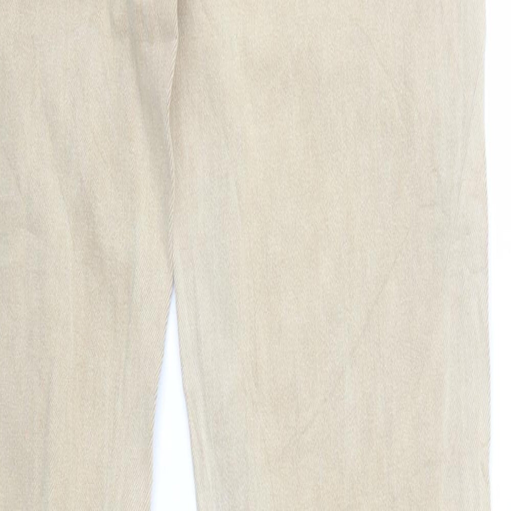 TALLY WEiJL Womens Beige  Denim Straight Jeans Size 8 L31 in