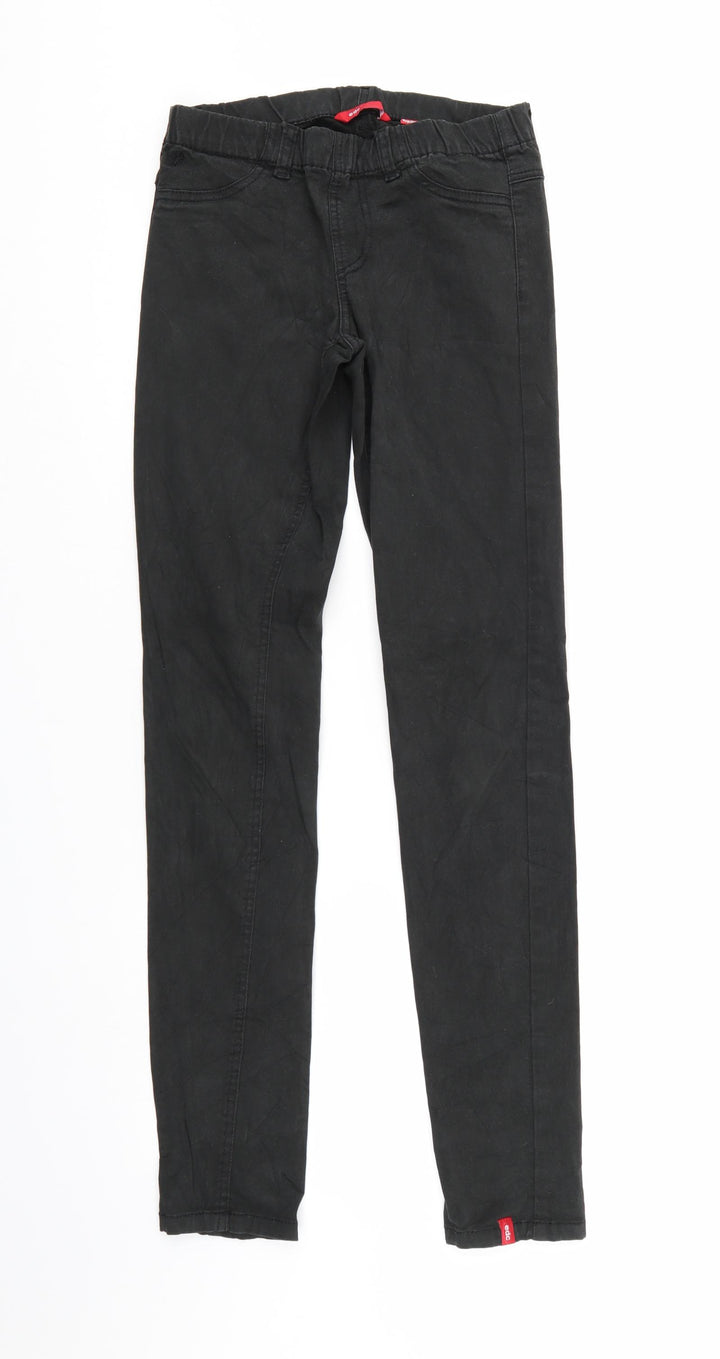 EDC Womens Black  Denim Jegging Jeans Size 6 L30 in