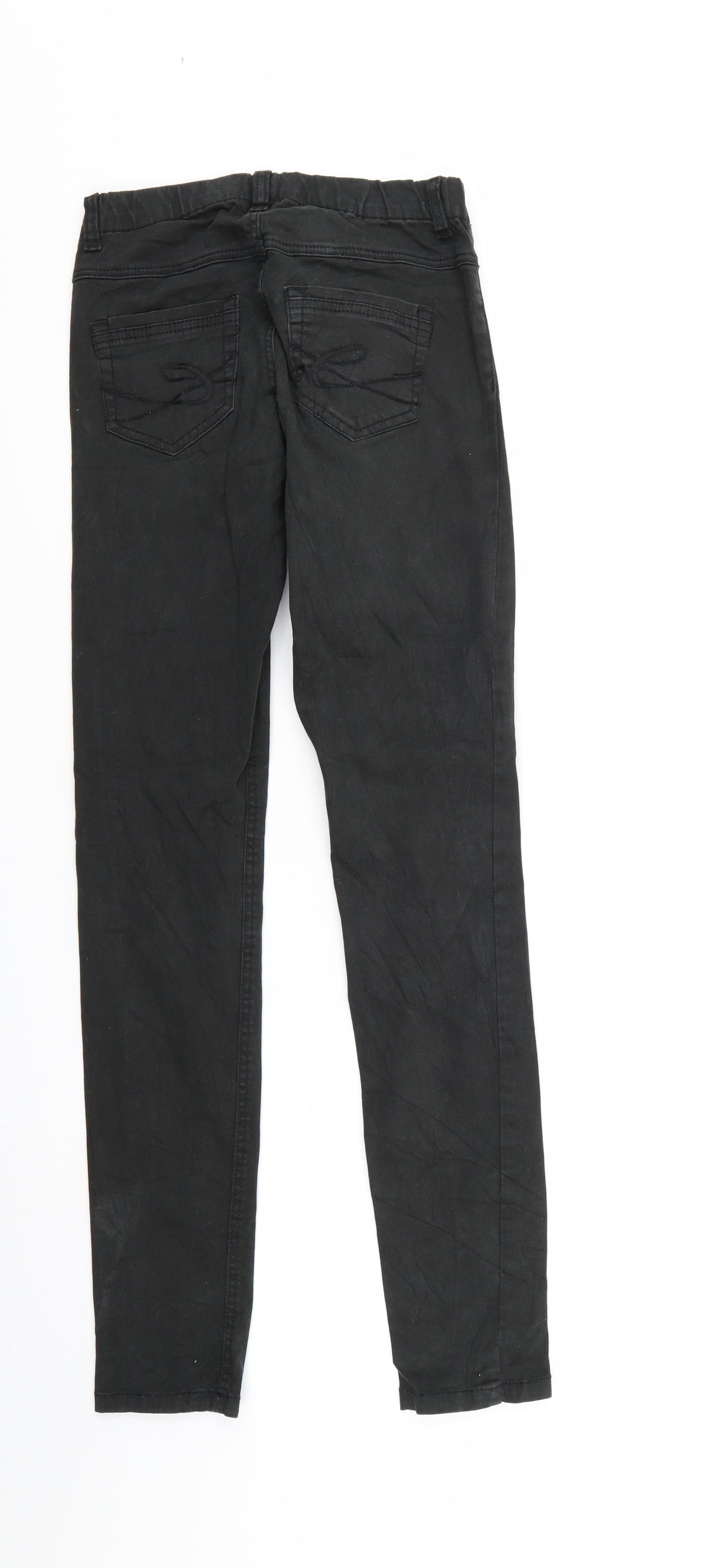 EDC Womens Black  Denim Jegging Jeans Size 6 L30 in