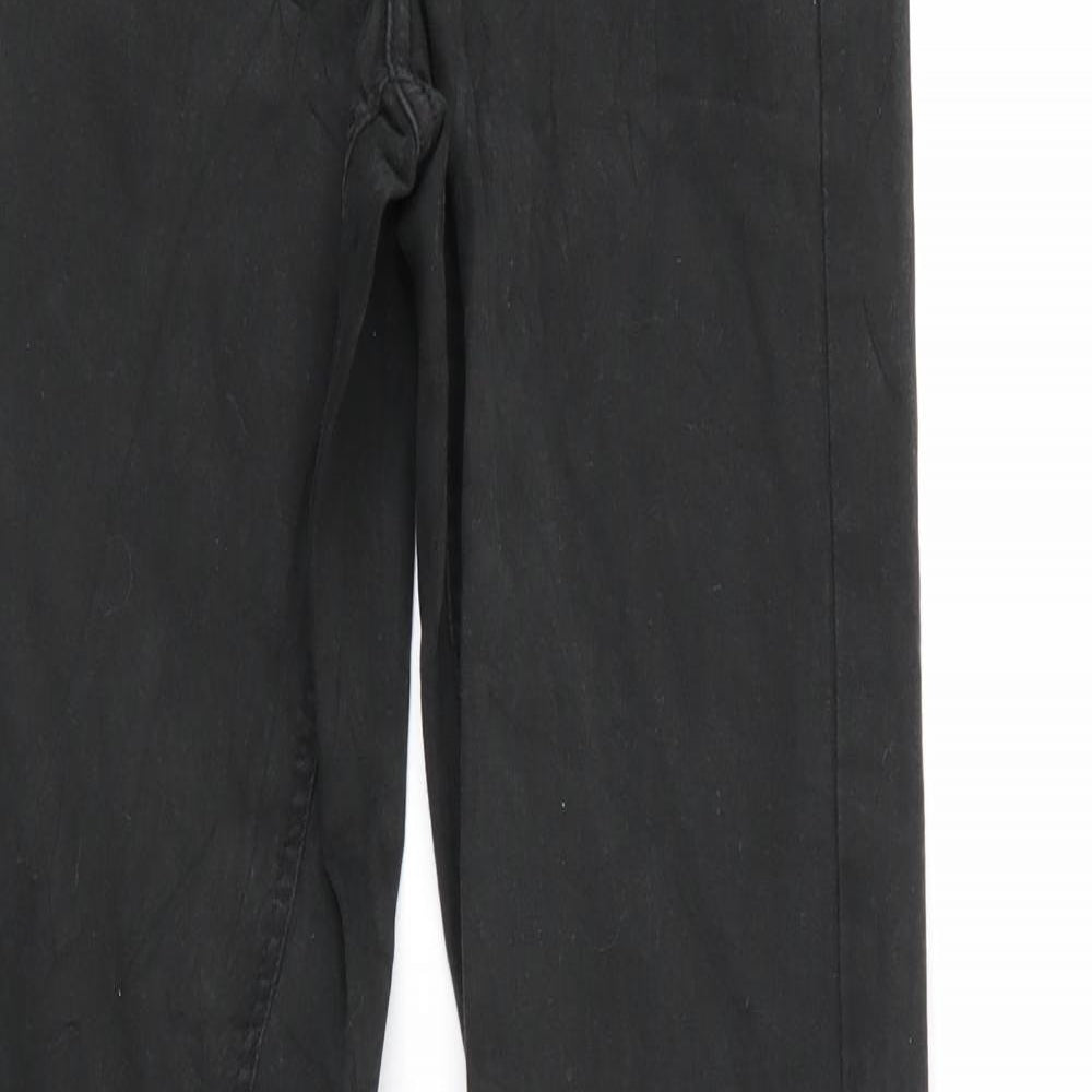 EDC Womens Black  Denim Jegging Jeans Size 6 L30 in