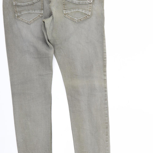 Onado Womens Grey  Denim Tapered Jeans Size 8 L28 in