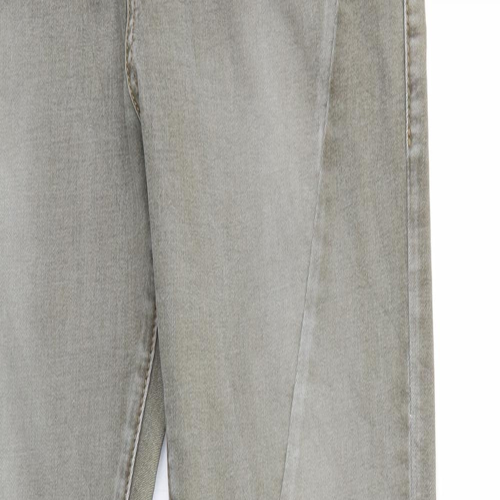 Onado Womens Grey  Denim Tapered Jeans Size 8 L28 in