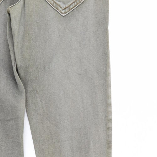 Onado Womens Grey  Denim Tapered Jeans Size 8 L28 in