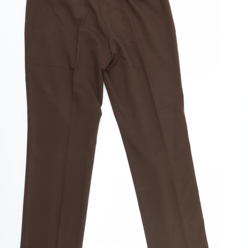 George Womens Brown   Trousers  Size 16 L30 in