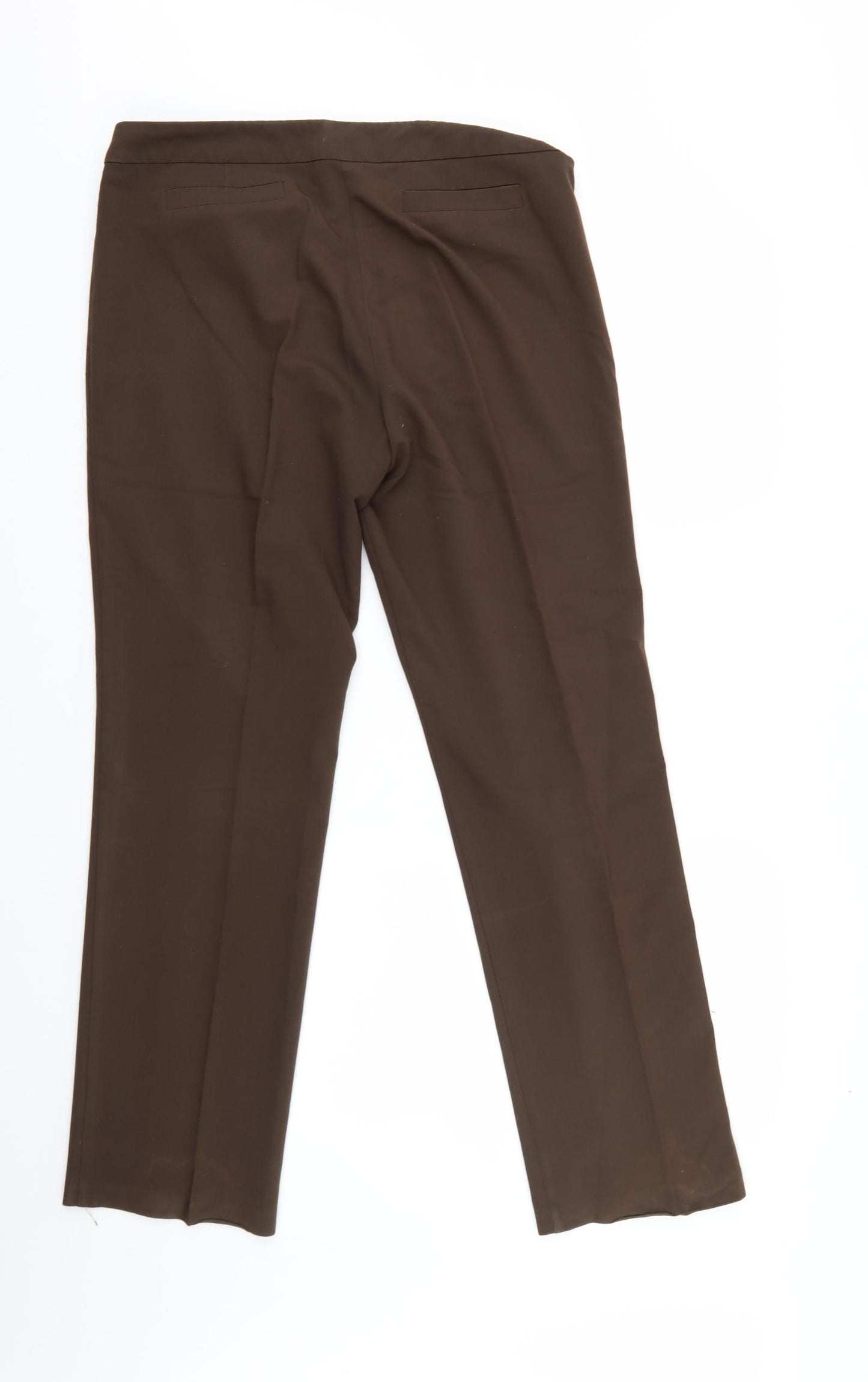 George Womens Brown   Trousers  Size 16 L30 in