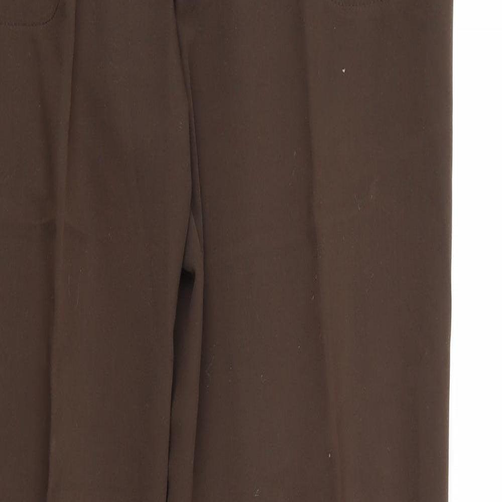 George Womens Brown   Trousers  Size 16 L30 in