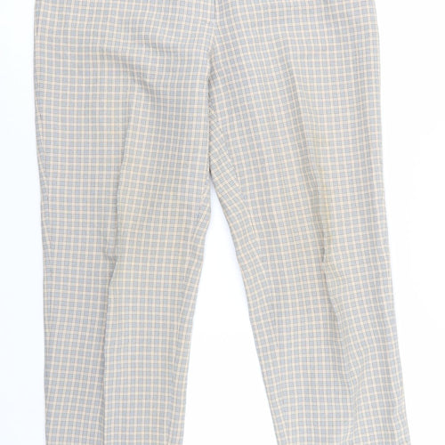 Guitano Womens Multicoloured Check  Trousers  Size 16 L26 in