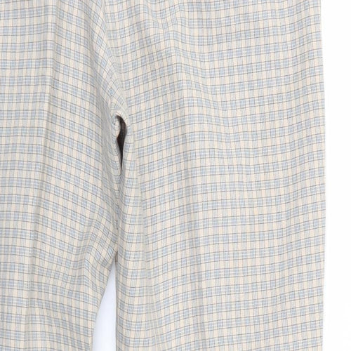 Guitano Womens Multicoloured Check  Trousers  Size 16 L26 in