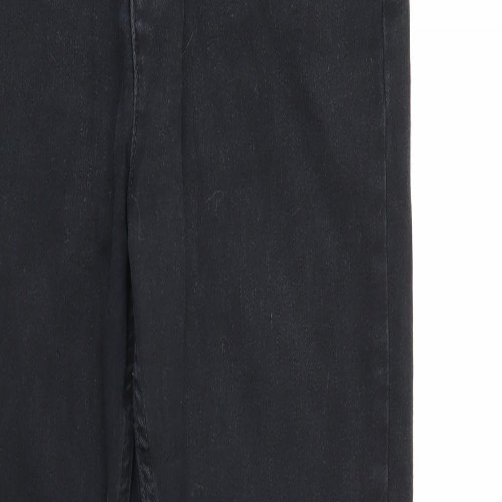 M&S Womens Black  Denim Skinny Jeans Size 10 L28 in
