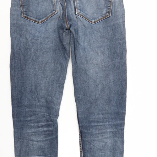 Stradavarius Womens Blue  Denim Skinny Jeans Size 8 L28 in