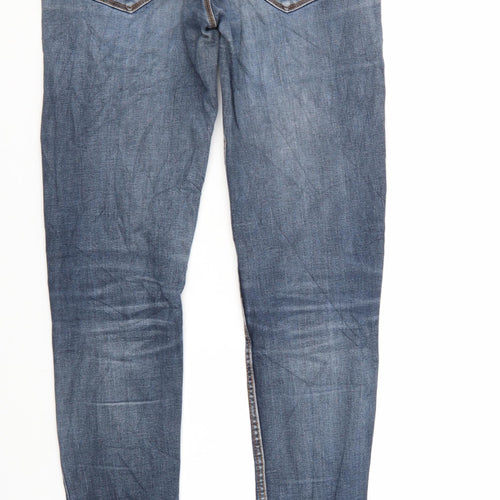 Stradavarius Womens Blue  Denim Skinny Jeans Size 8 L28 in
