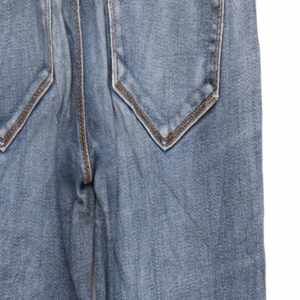 Stradavarius Womens Blue  Denim Skinny Jeans Size 8 L28 in