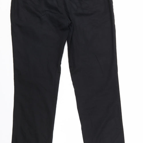 H&M Womens Black   Trousers  Size 12 L32 in
