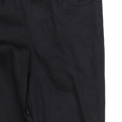 H&M Womens Black   Trousers  Size 12 L32 in