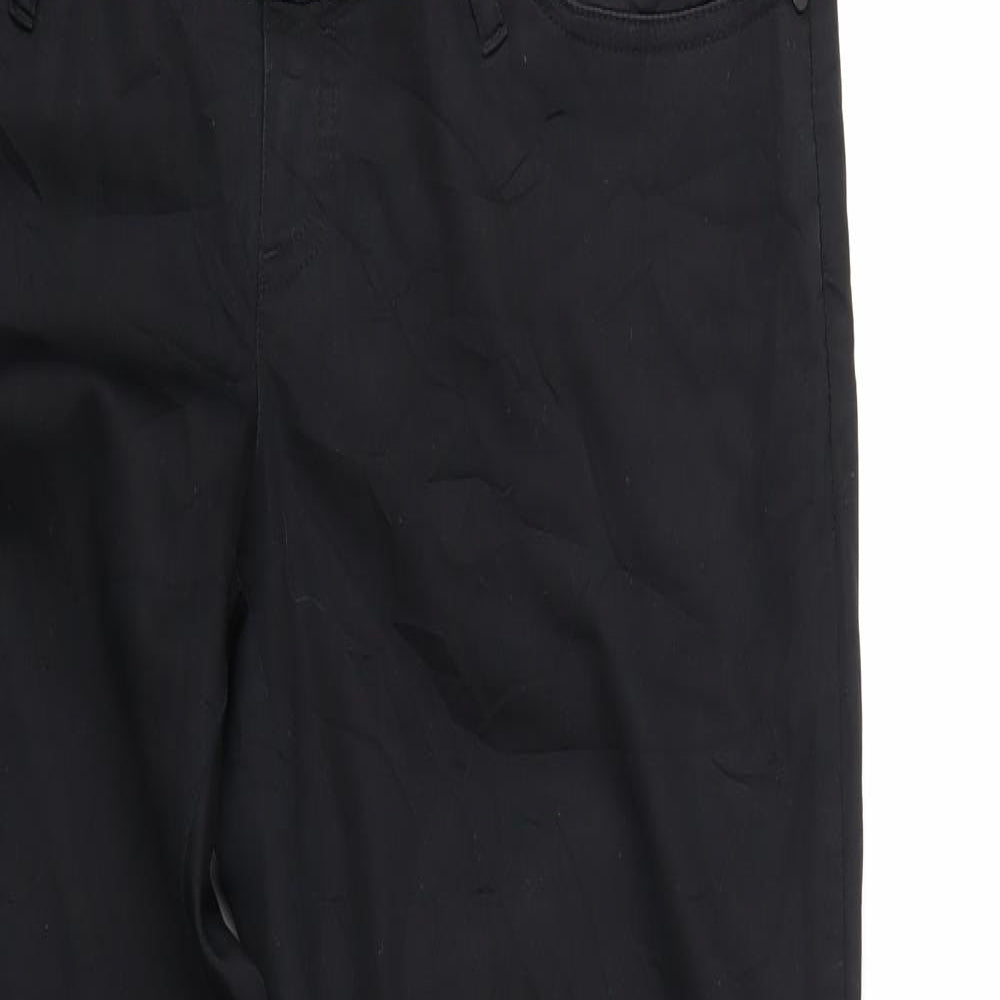 H&M Womens Black   Trousers  Size 12 L32 in