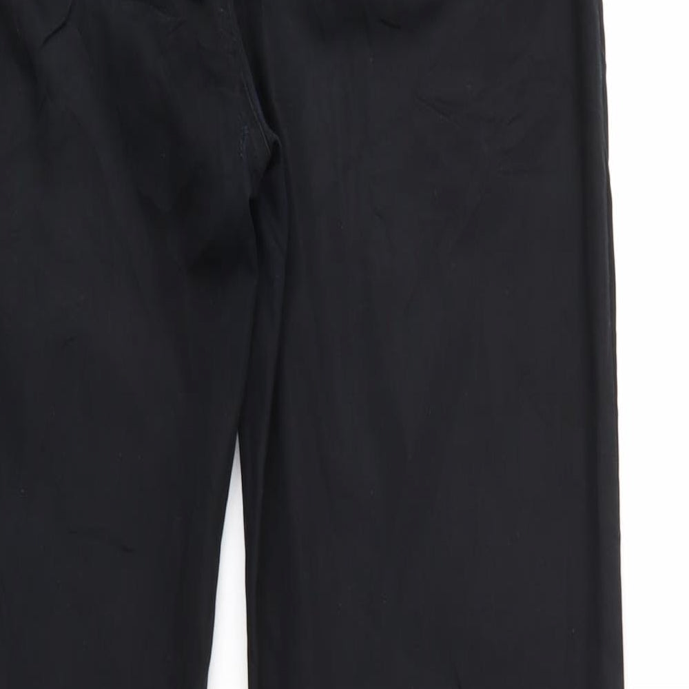 H&M Womens Black   Trousers  Size 12 L32 in