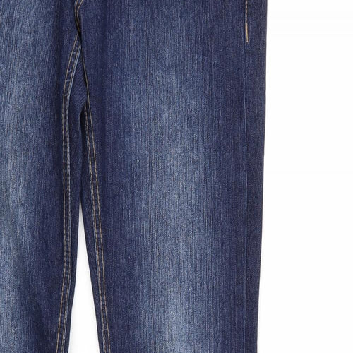 Terranova Womens Blue  Denim Straight Jeans Size L L32.5 in