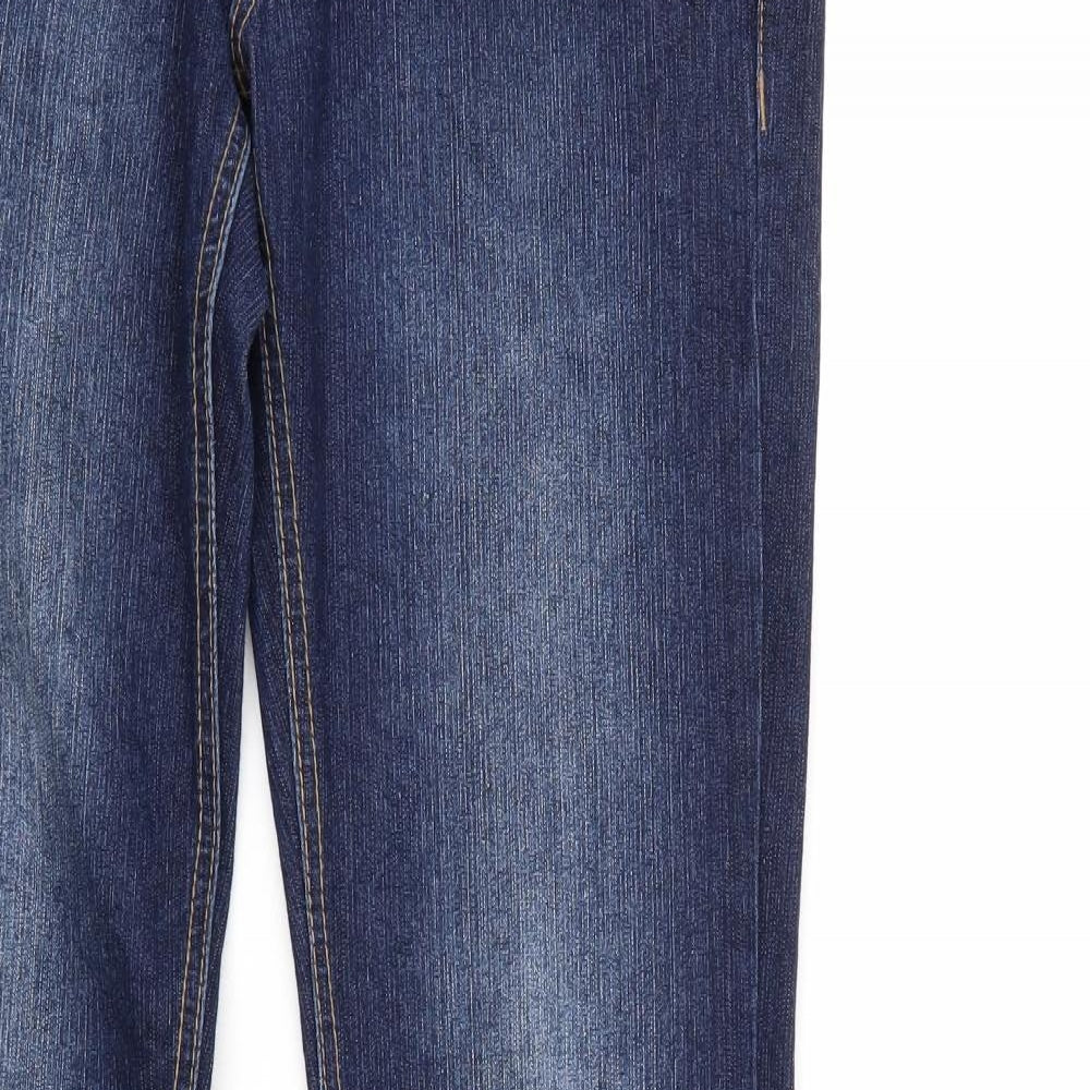 Terranova Womens Blue  Denim Straight Jeans Size L L32.5 in