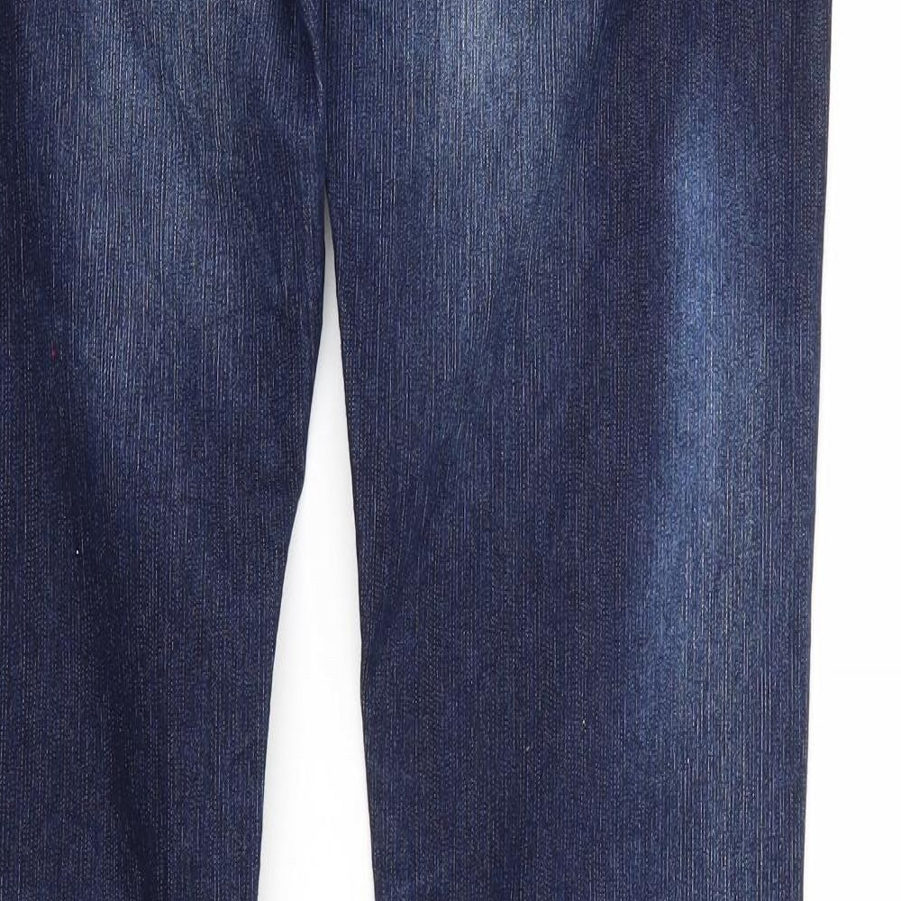 Terranova Womens Blue  Denim Straight Jeans Size L L32.5 in