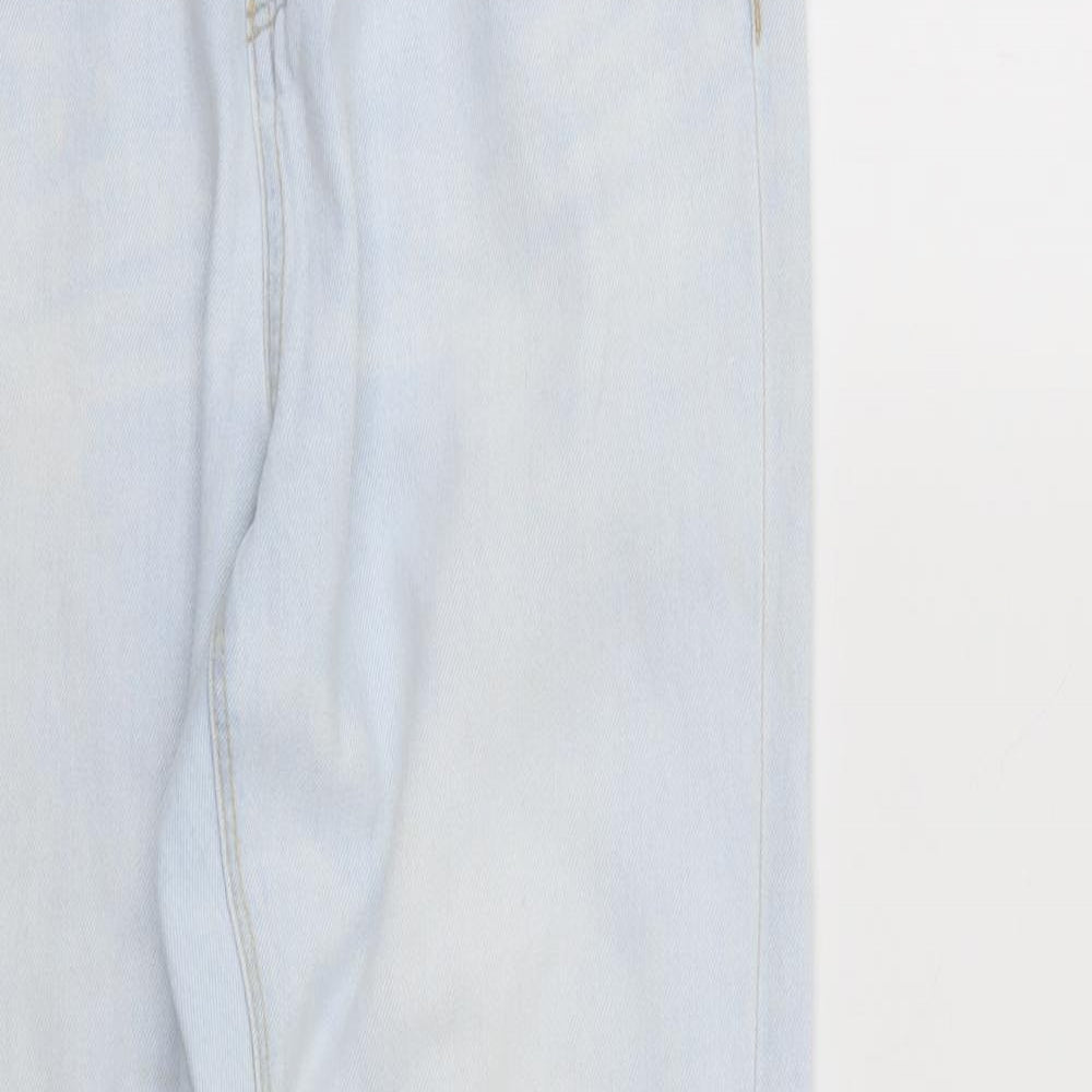 New Look Womens Blue  Denim Straight Jeans Size 8 L28 in
