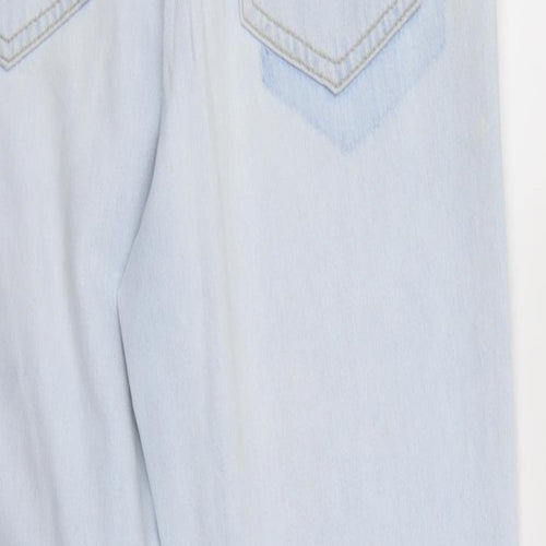 New Look Womens Blue  Denim Straight Jeans Size 8 L28 in