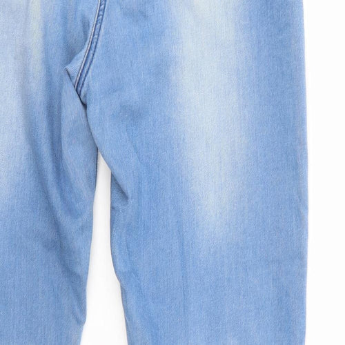 G21 Womens Blue  Denim Straight Jeans Size 14 L28 in