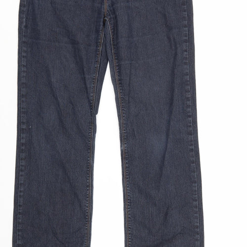 Per una  Womens Blue  Denim Straight Jeans Size 14 L30 in