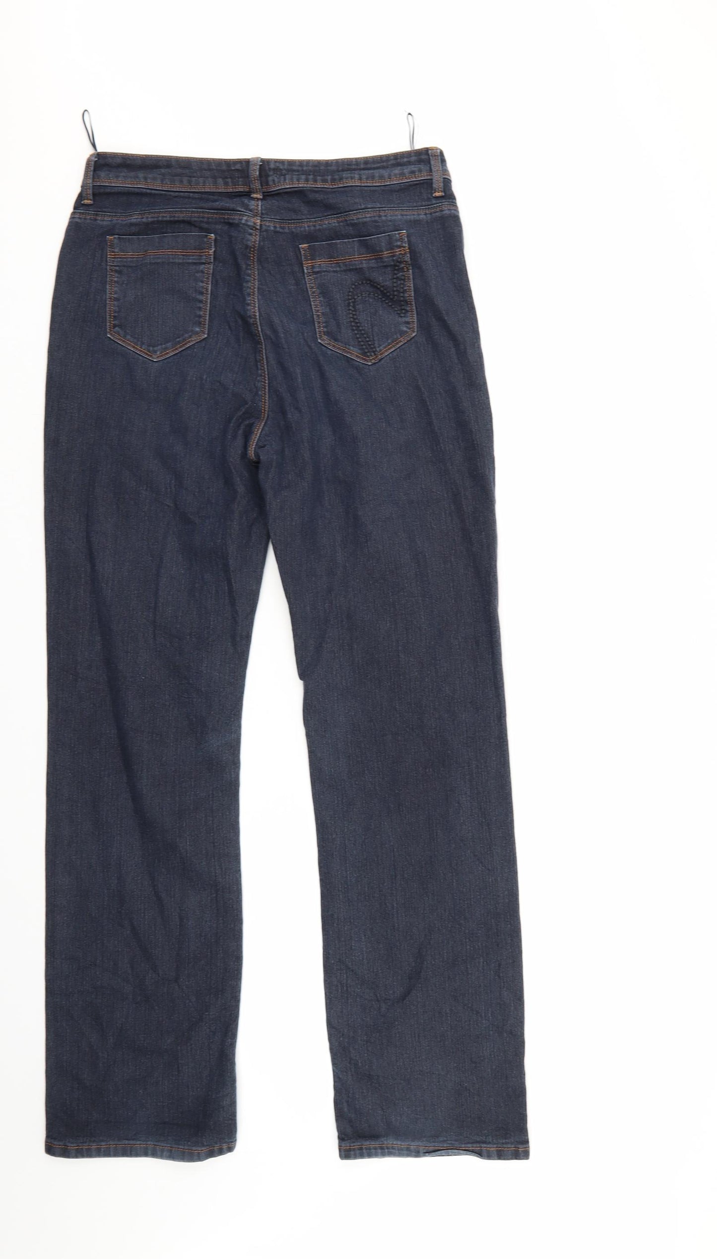 Per una  Womens Blue  Denim Straight Jeans Size 14 L30 in