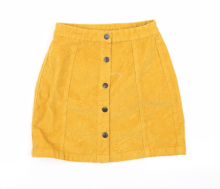 George Girls Yellow   Straight & Pencil Skirt Size 12 Years