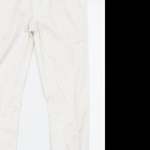 Primark Womens White   Skinny Jeans Size 8 L28 in