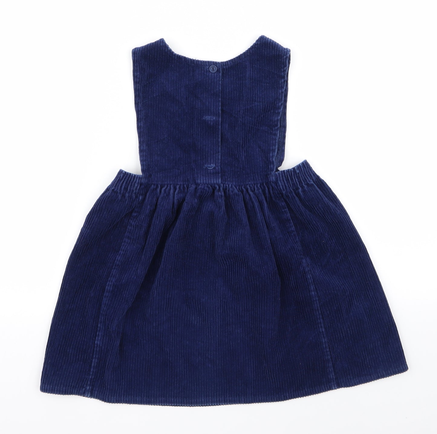 Preworn Girls Blue  Ramie A-Line  Size 3 Years  - c