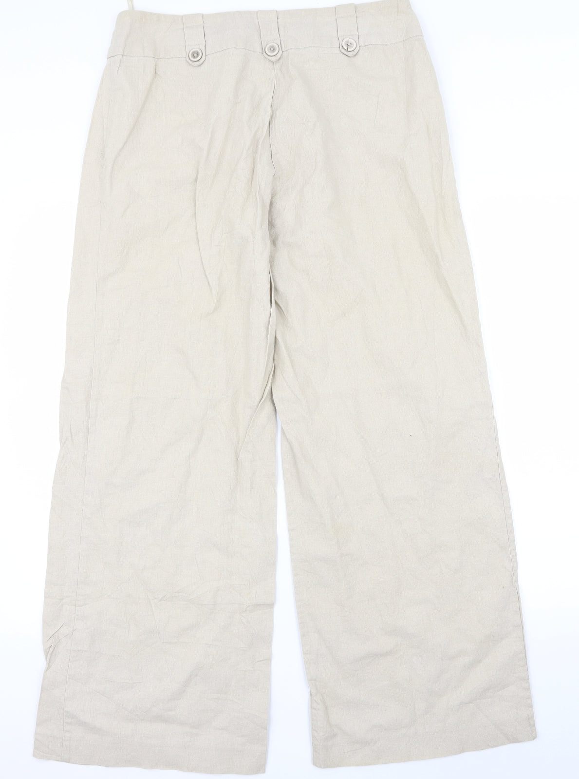 Preworn Womens Beige   Trousers  Size 12 L30 in