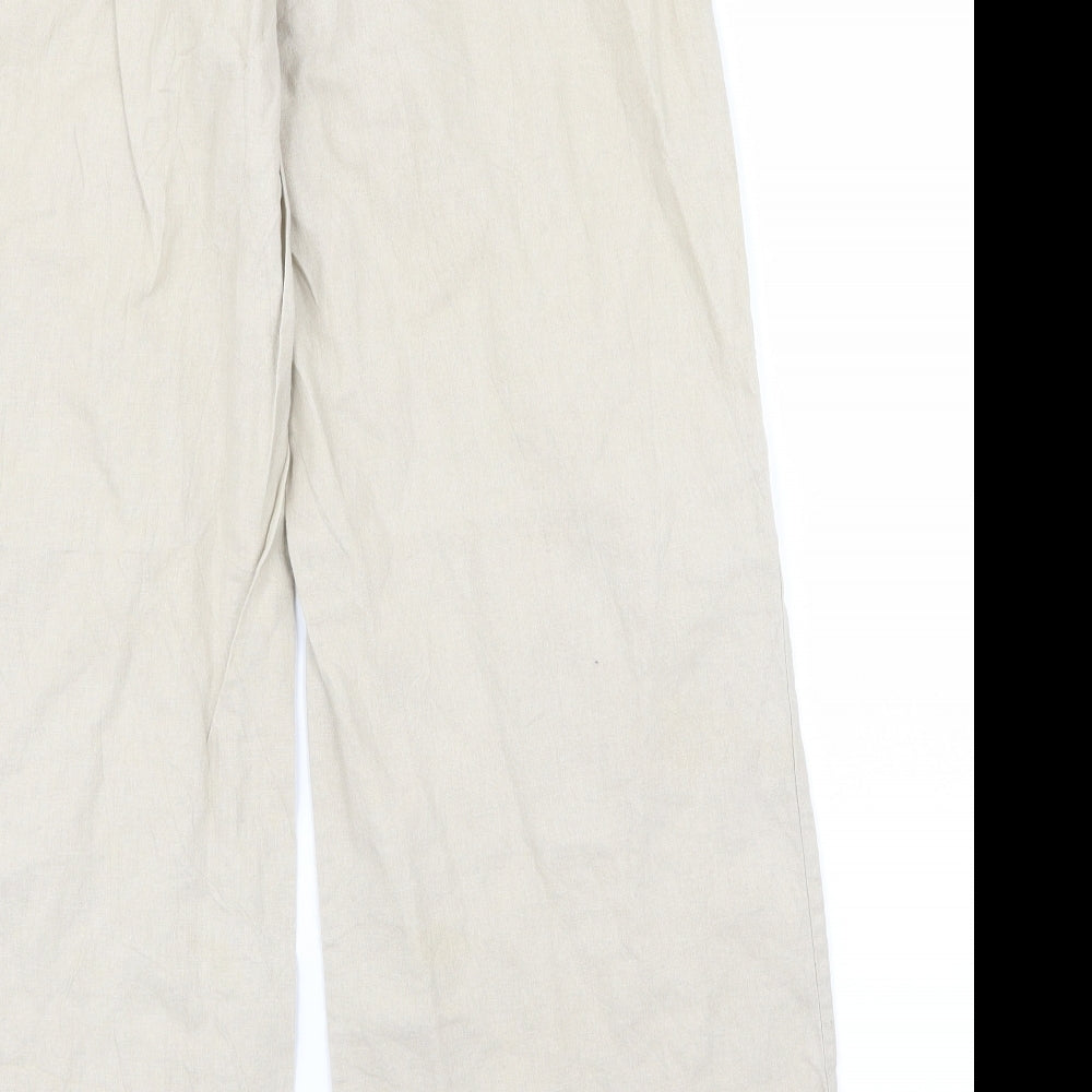 Preworn Womens Beige   Trousers  Size 12 L30 in