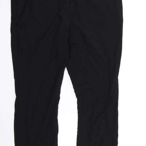 Preworn Womens Black   Trousers  Size 16 L23 in