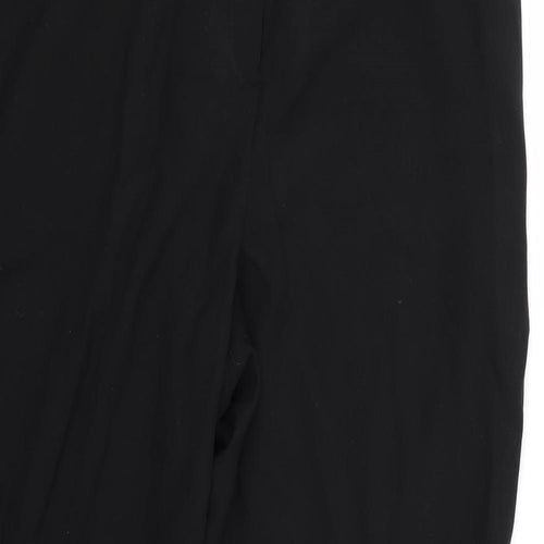 Preworn Womens Black   Trousers  Size 16 L23 in