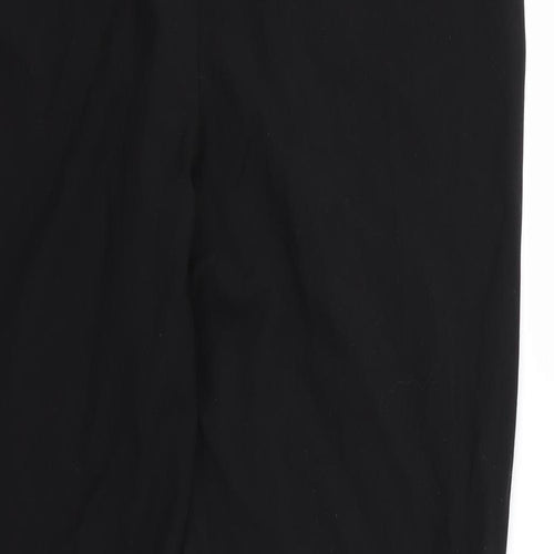 Preworn Womens Black   Trousers  Size 16 L23 in