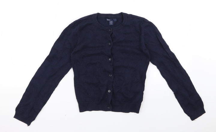 Gap Girls Black Rayon Basic T-Shirt Size 10 Years